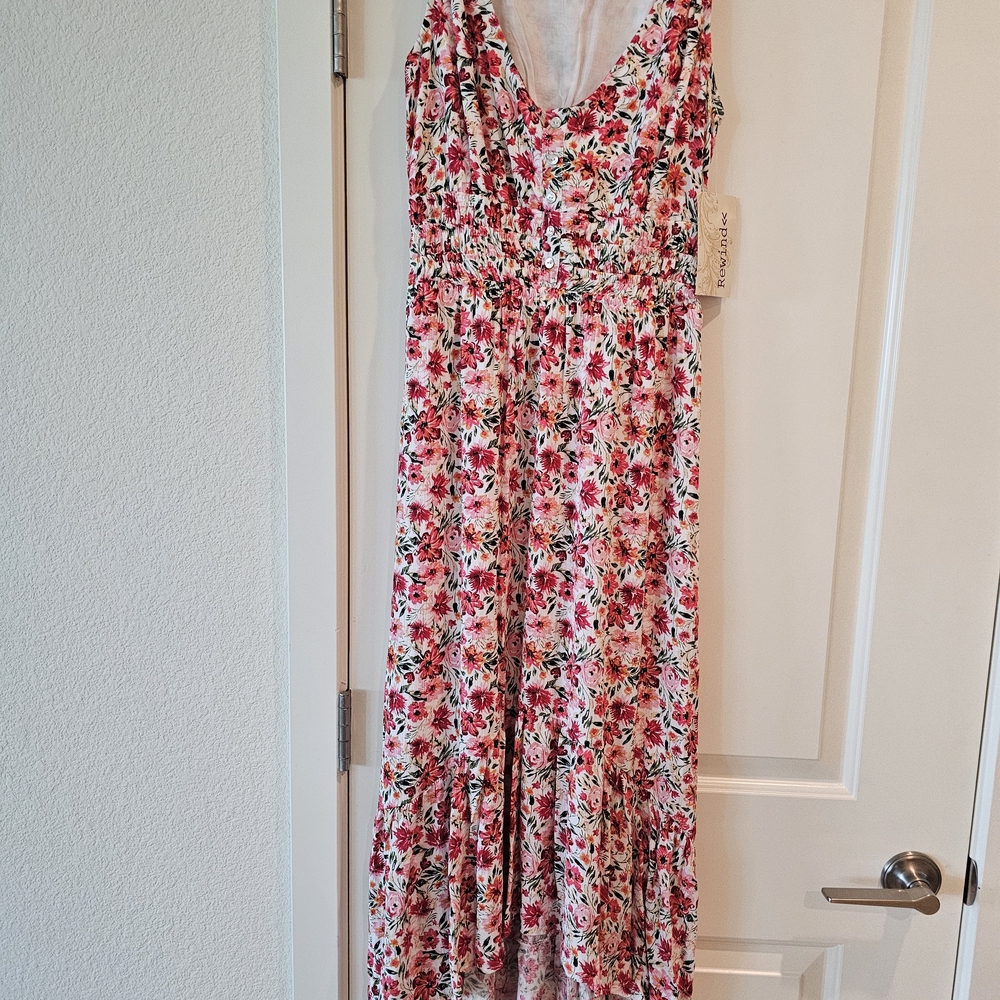 Rewind Vibrant Floral Dress Size XS NWT